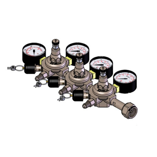 CO2 PR.REDUCER 7/16" 3 WAYS