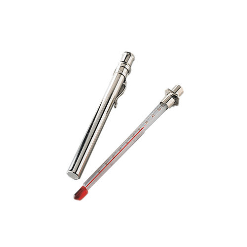 ALCOHOL BULB THERMOMETER WITH CASE -30/+50°C