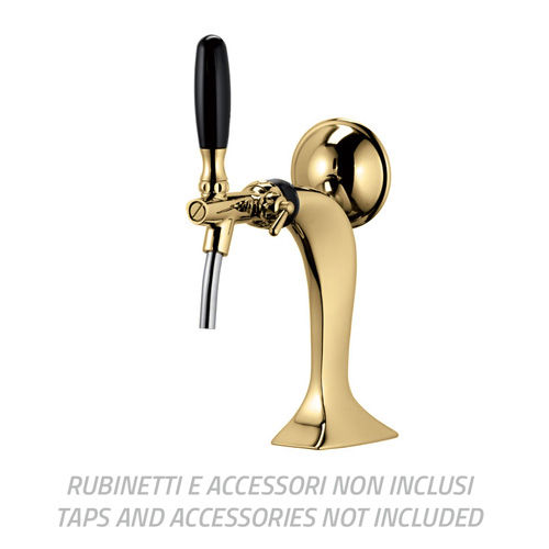 COBRA PLUS SMALL GOLDPL. BRASS ST. STEEL TUBE 7X8 5/8