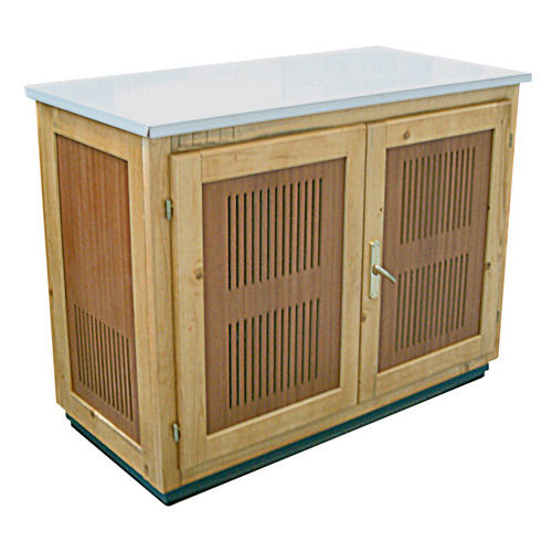 DEMOUNTABLE BAR COUNTERCLEAR +DARK WOOD COVERING 100x80x108