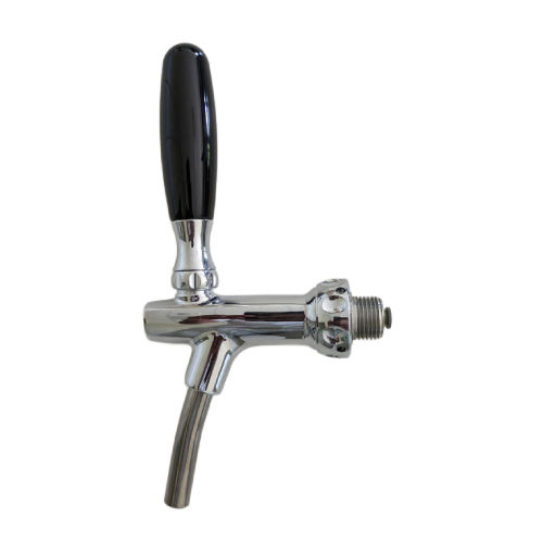 FC4 CHROMED BRASS TAP WITH SELF CLOS. DEVICE, W/OUT COMPENSA