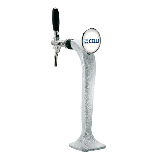 COBRA PLUS-L 1 WAY ICE CHROMEPL. BRASS ST. STEEL TUBE 7X8 5/