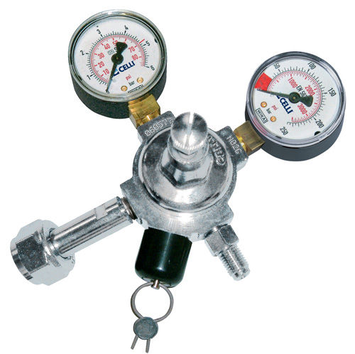 C02 PR REDUCER 1WAY 7/16+VALVE +21.8W GAS,