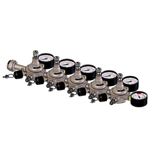 CO2 PRESSURE REDUCER 5 WAYS 7/16
