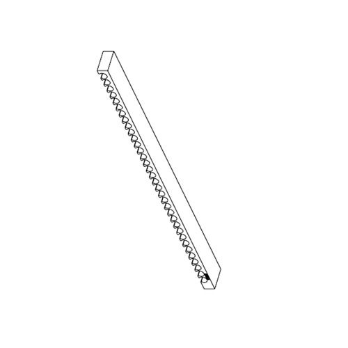 PLASTIC BRACKET D=7x8 P=9.5 Z=34