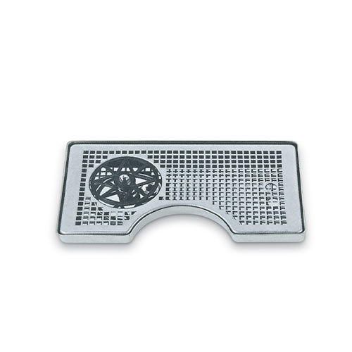 ST. STEEL DRIPTRAY WITH ST. STEEL GRILL  + GLASS FOUNTAIN FO