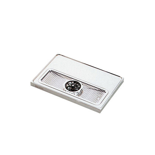 ST.STEEL BASE+DRIPTRAY + ST.STEEL GRILL WITH GLASS F.+DISCHA
