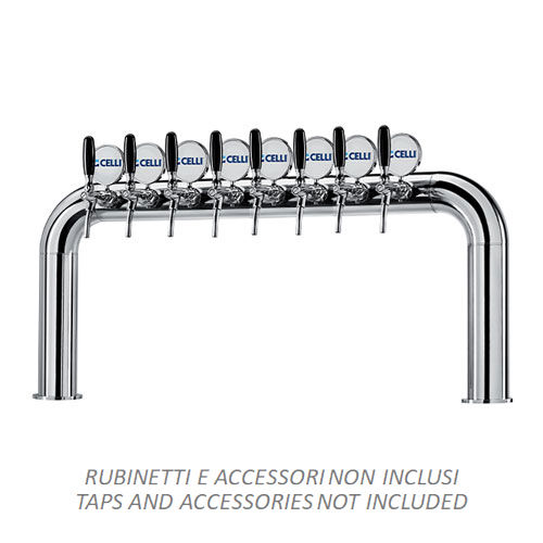 AZUR BRIDGE 8 WAYS PLASTIC PRODUCT/REC.TUBE 6,7X9,5 PL.FIX.S