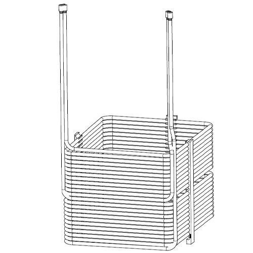 DOPPELT GELEGTE KUEHLSCHLANGE 1.+2. LEITUNG TE65/L