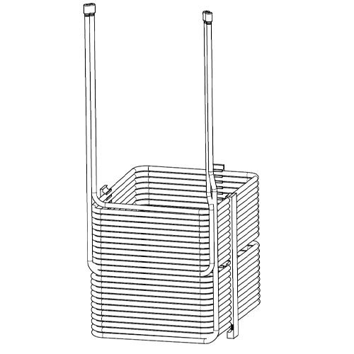 DOPPELTGELEGTE KUEHLSCHLANGE 5.+6.LEITUNG TE65/L 11+11m