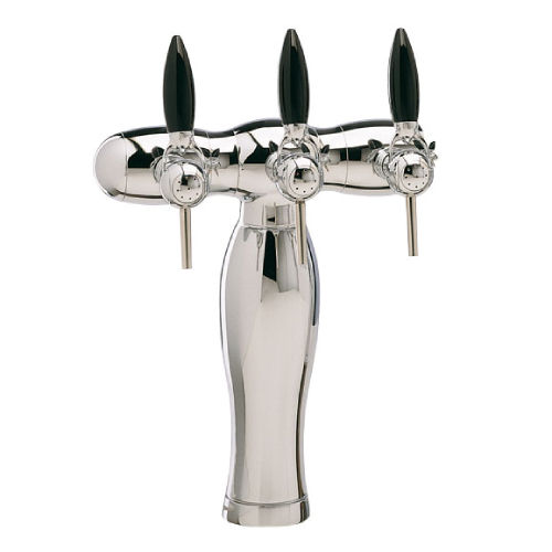 CHROMED JULIETTE TOWER 5/8 3W. NO TUBES + LED BADGE HOLDERS