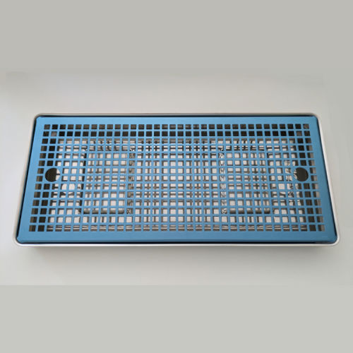 ST.STEEL DRIPTRAY+ST.STEEL GRILL 40x18x3h (SPECIAL PACKAGE)