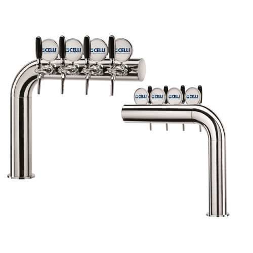 FLAG AZUR LEFT 4OUT 1/2 NO TUBES, PLASTIC THREAD AND NUT