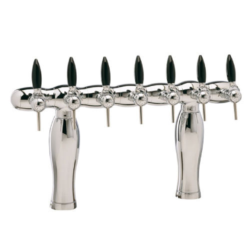 CHROMEPLATED JULIETTE 1/2 7 OUT + UK LED. NO TUBES.