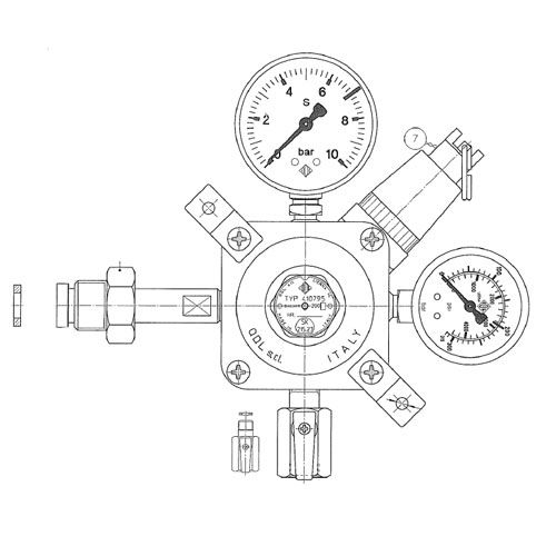 n2 reducer 1/4