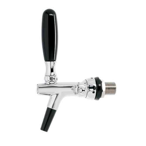 FC4/2 TAP SELF-CLOSING CHROME NO HANDLE STEEL SPOUT, 5/8*35*
