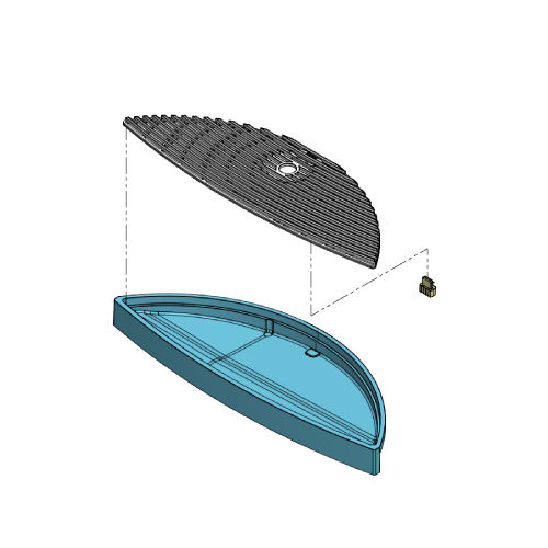 DRIP TRAY KIT, ASSEMBLED