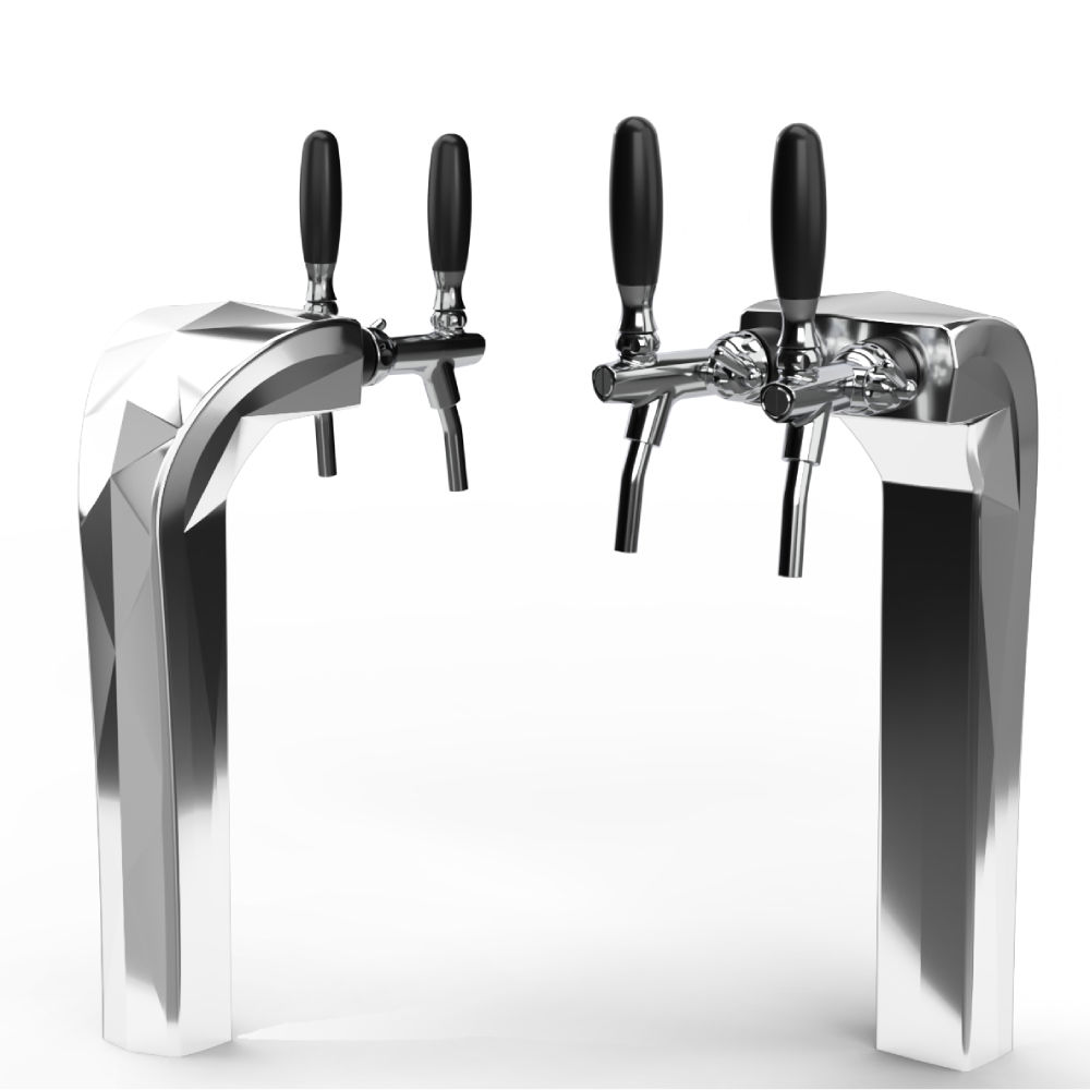 C/VIPERA 2V BRIGHT MIRROR 5/8 T8+RI INOX