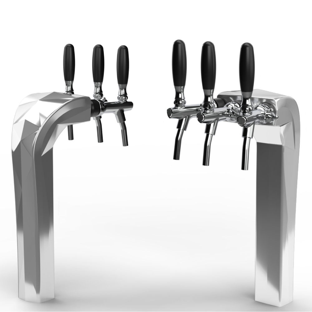 C/VIPERA 3V BRIGHT MIRROR 5/8 T8+RI INOX