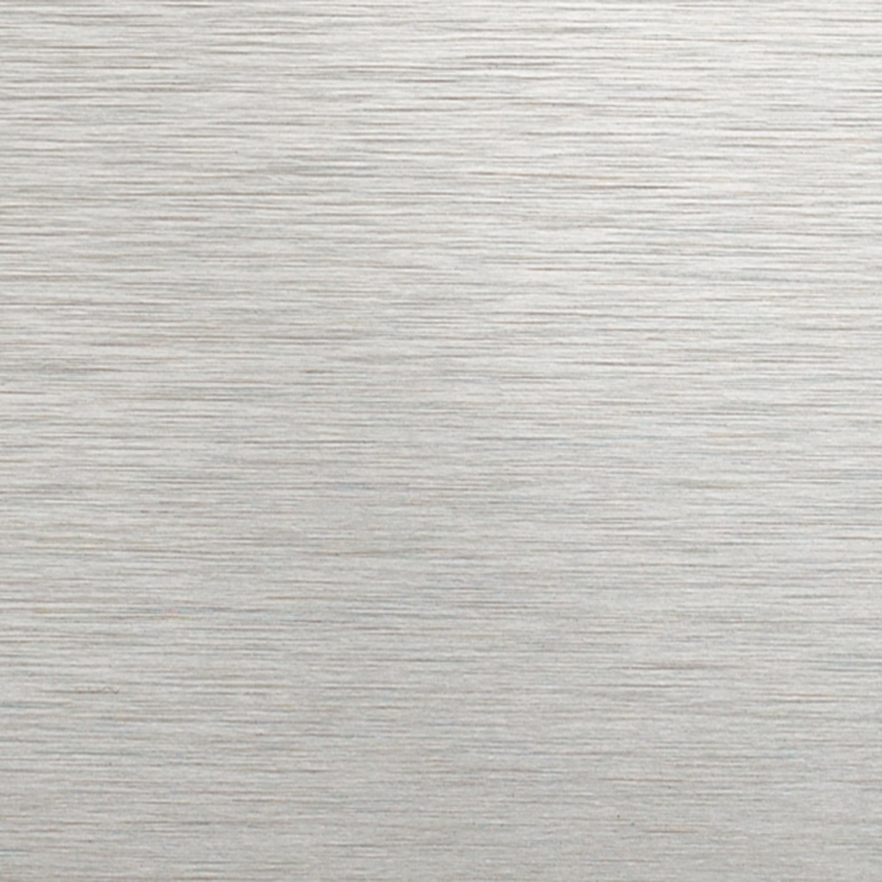 Echantillon de feuille de stratifié HPL Aluminium 001 Brossé