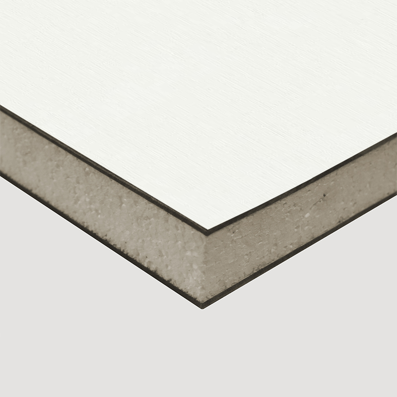 2440x1220x44 MDF/Foam White Linen 46721 2/S