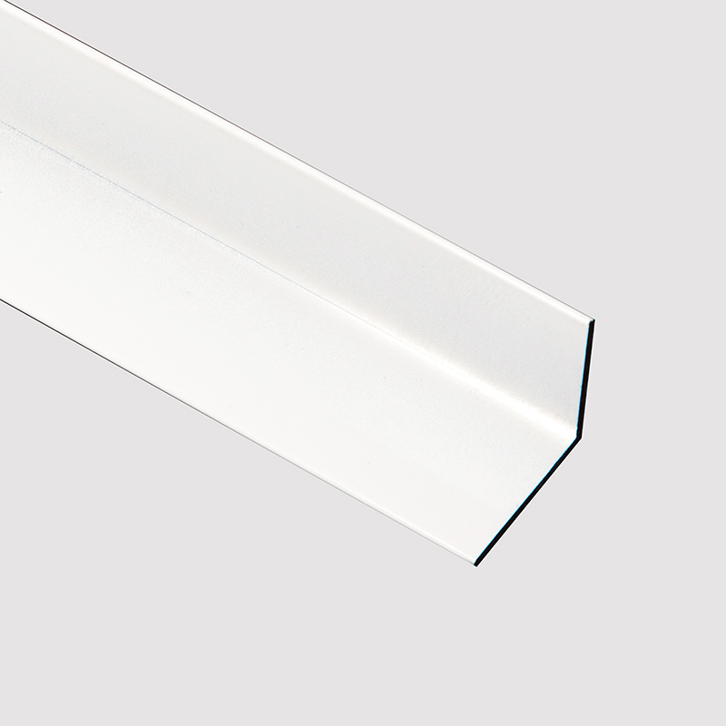 Bottom Angle L Shape 25x25x2500 Wh RAL 9016 60% Gloss C1319