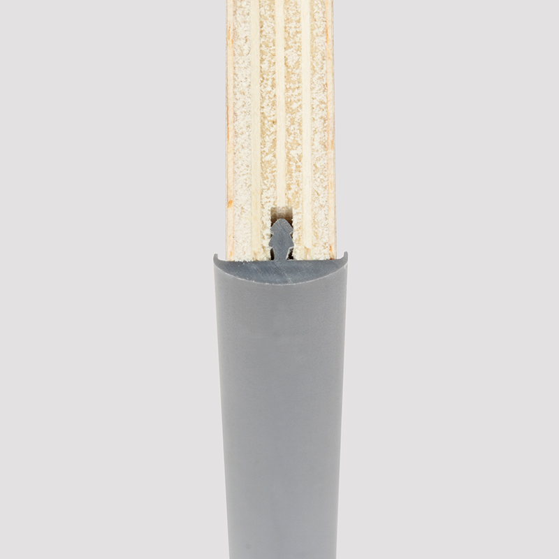 Dble Lip T-Trim (Mid Grey) for 15mm board (50m Roll) c/spool
