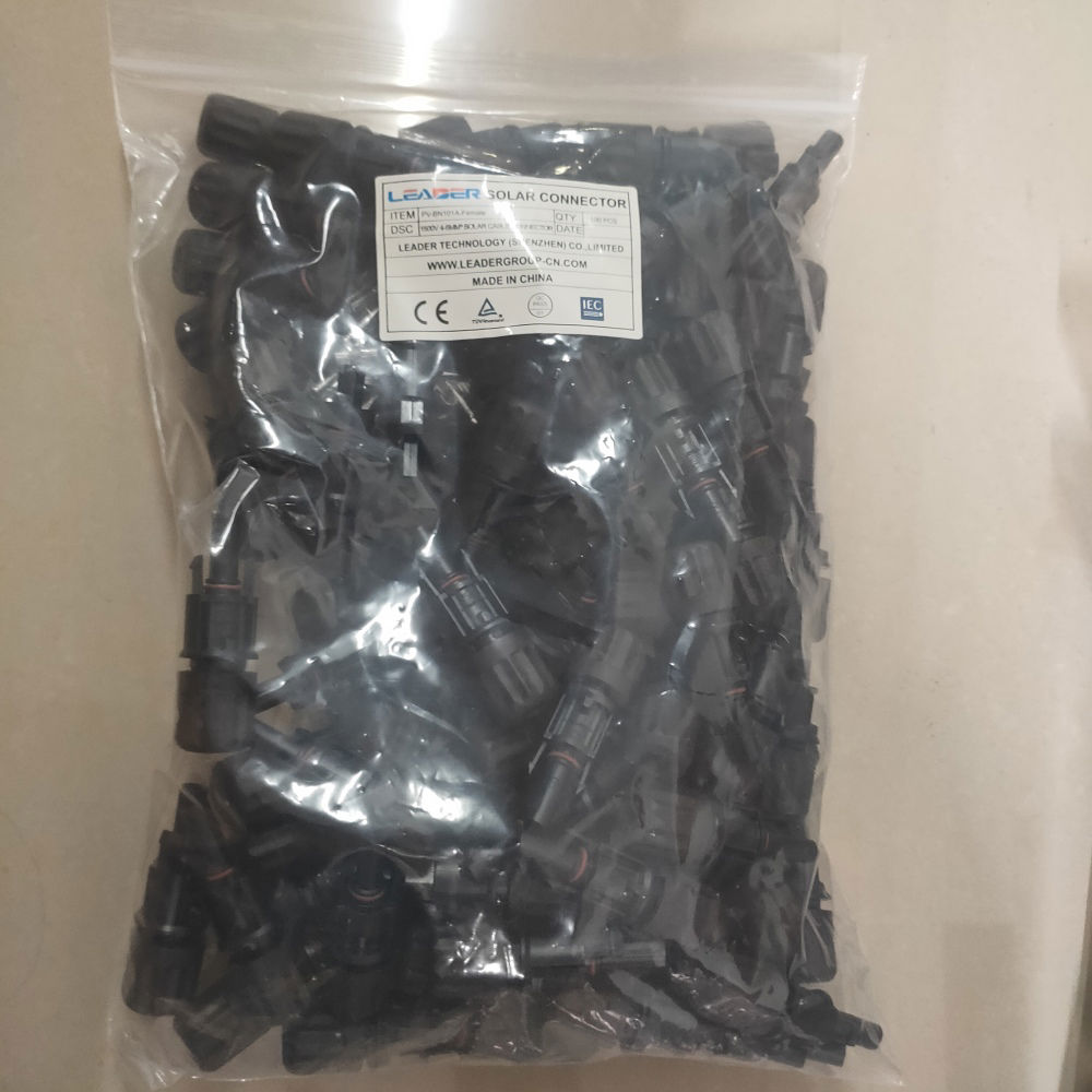 Positive MC4 Connectors - 'Male' Housing with 'Female' Pin / ferrule (Pack of 100)