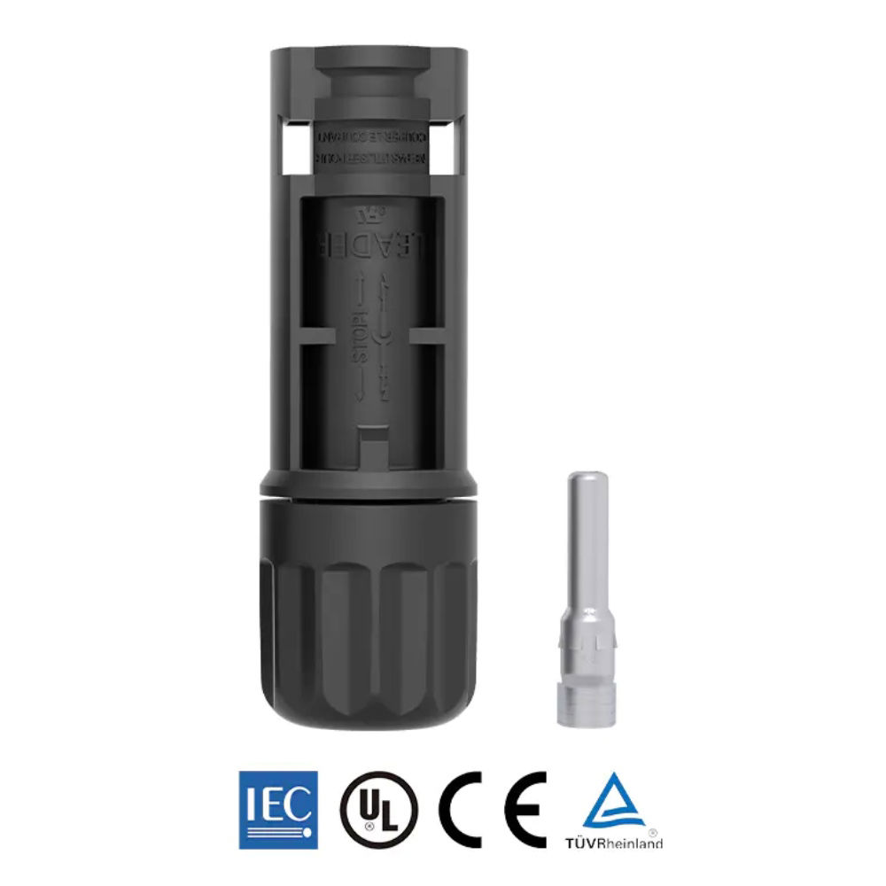 Negative MC4 Connectors - 'Female' Housing with 'Male' Pin / ferrule (Pack of 100)