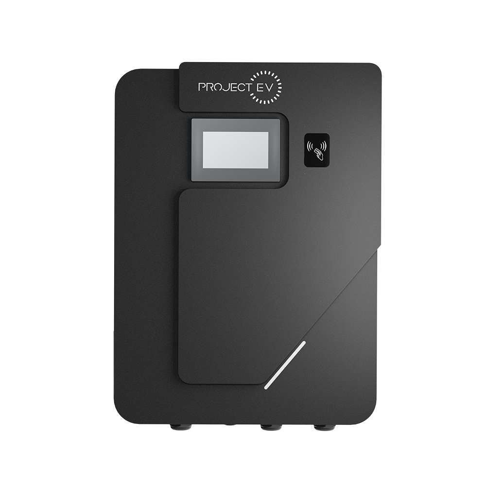 Project EV DC Charger - 40KW 80A DC with 5m Tethered CCS Gun Wall or Optional Floor Mounting