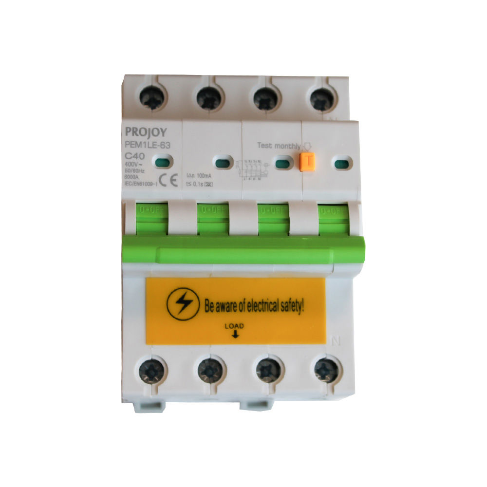 Projoy 40A 100mA 3-Phase RCBO