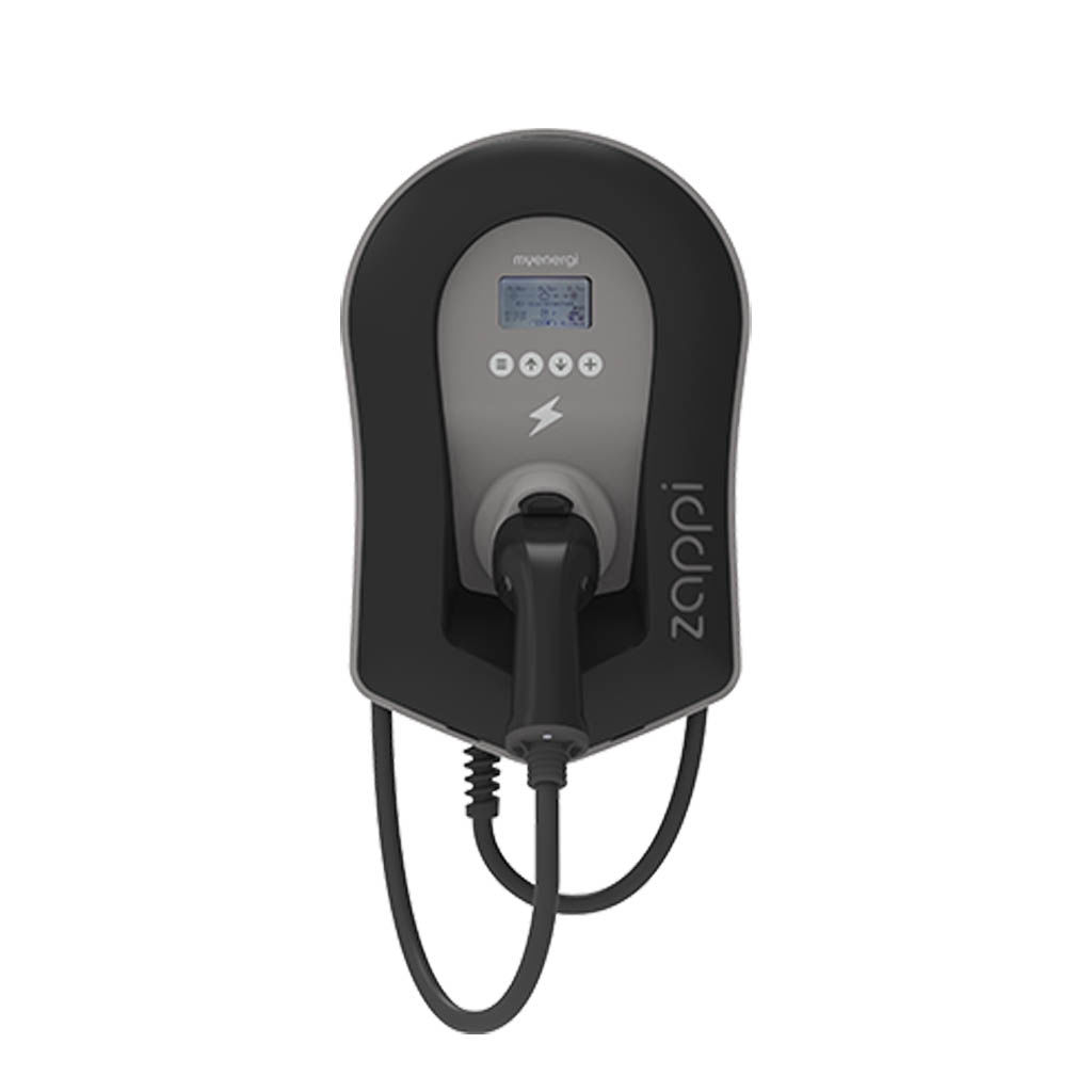 myenergi EV Charger 22kW Tethered Black WiFi/Ethernet