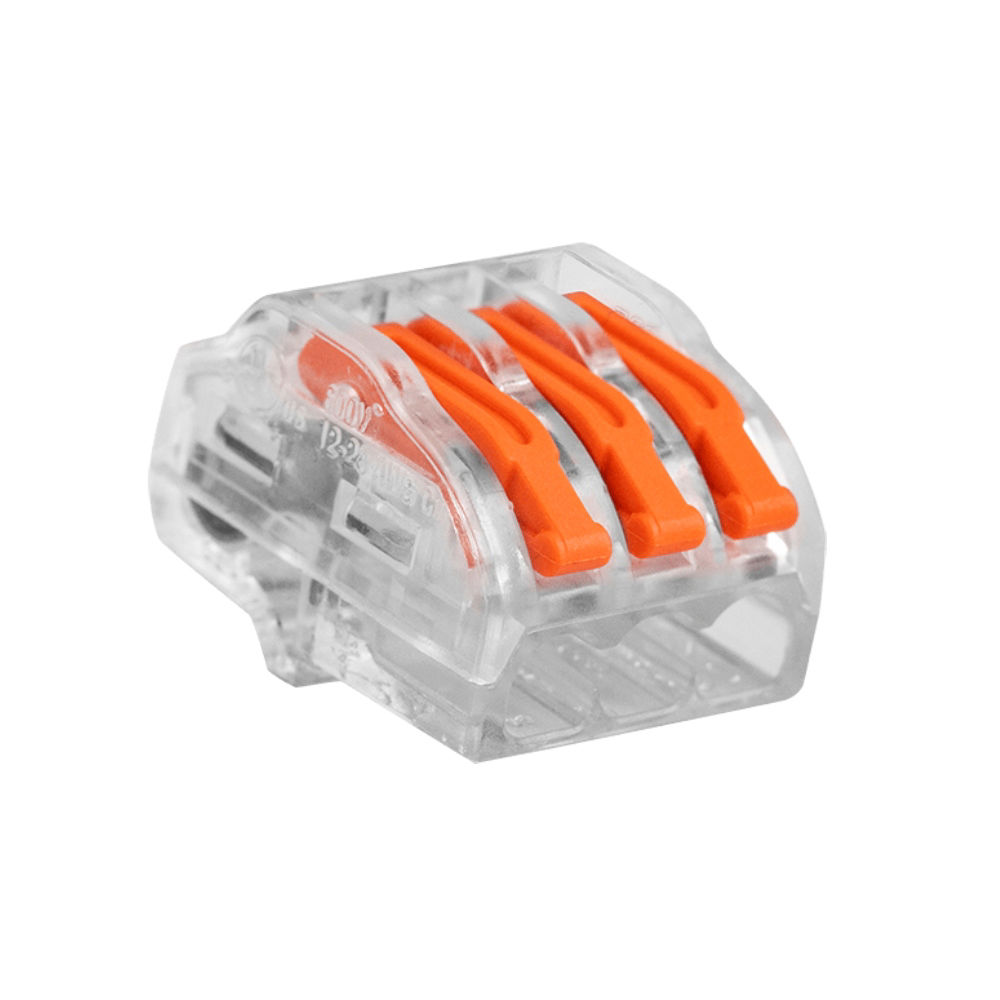 Unicrimp 3-Port Lever Connector - 32A 450V (Pack of 50)