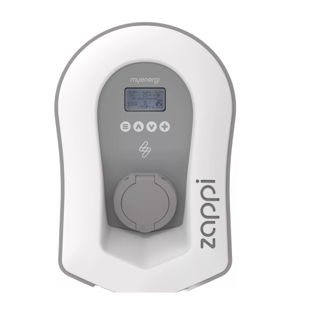 myenergi zappi EV Charger - Untethered 7kW to 22kW White