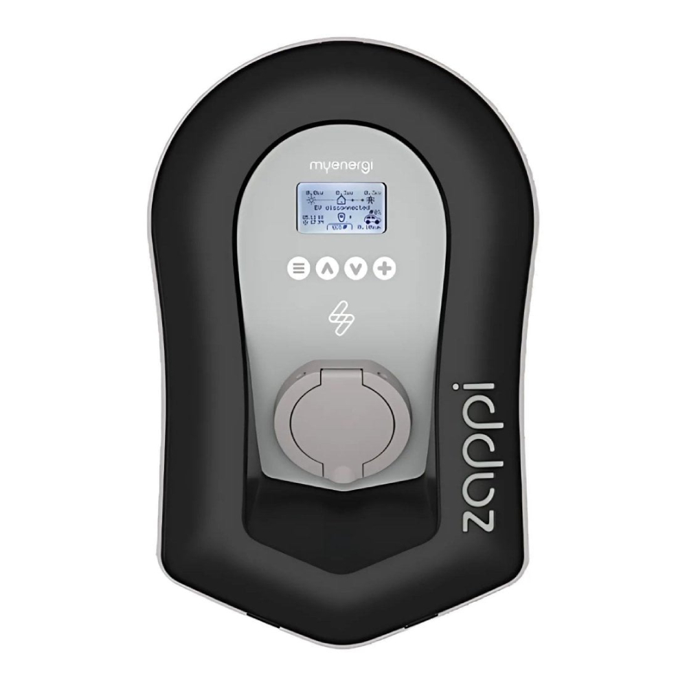 myenergi zappi EV Charger - Untethered 7kW to 22kW Black
