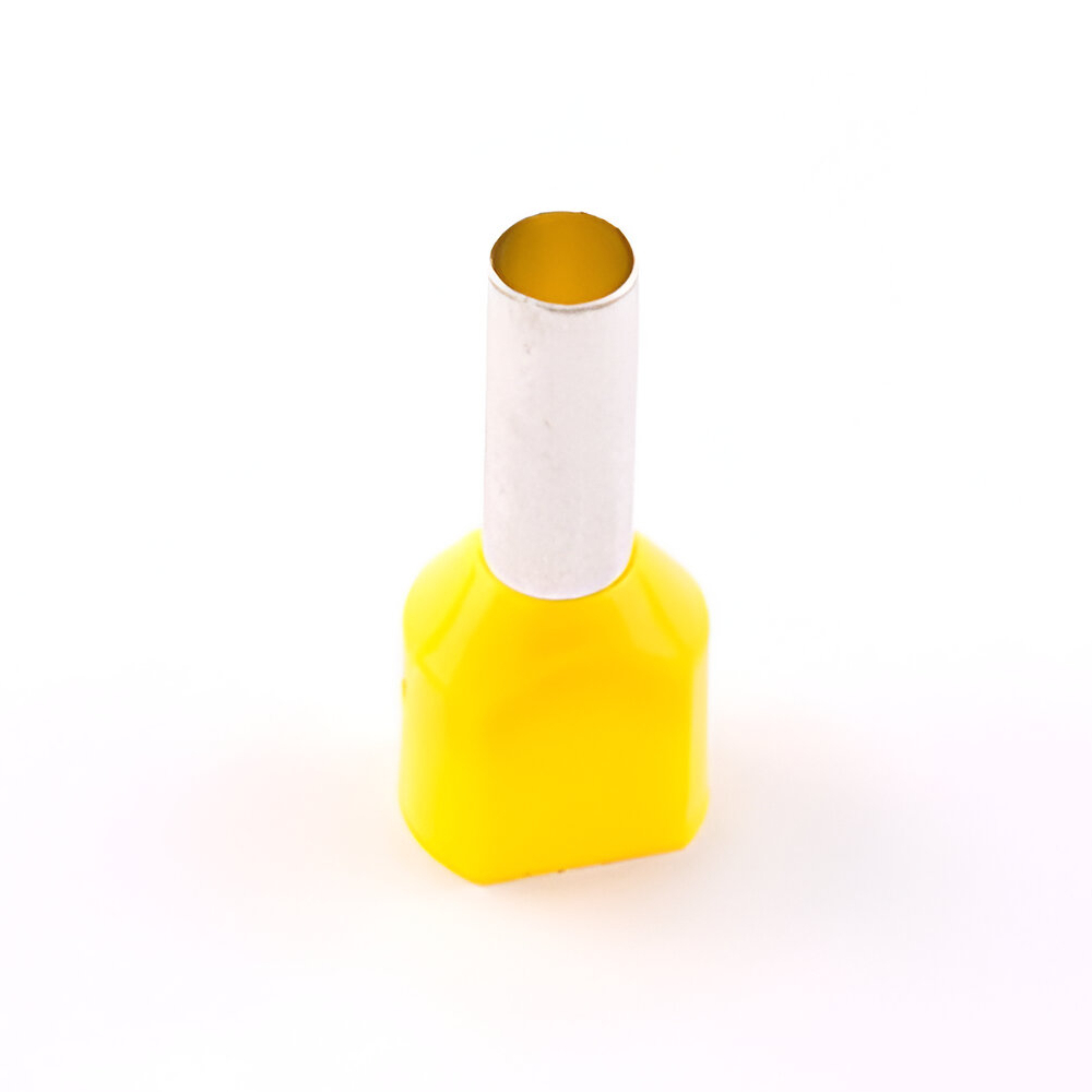 Yellow 65YER 6-Ring 6mm Ferrules (Pack of 100)