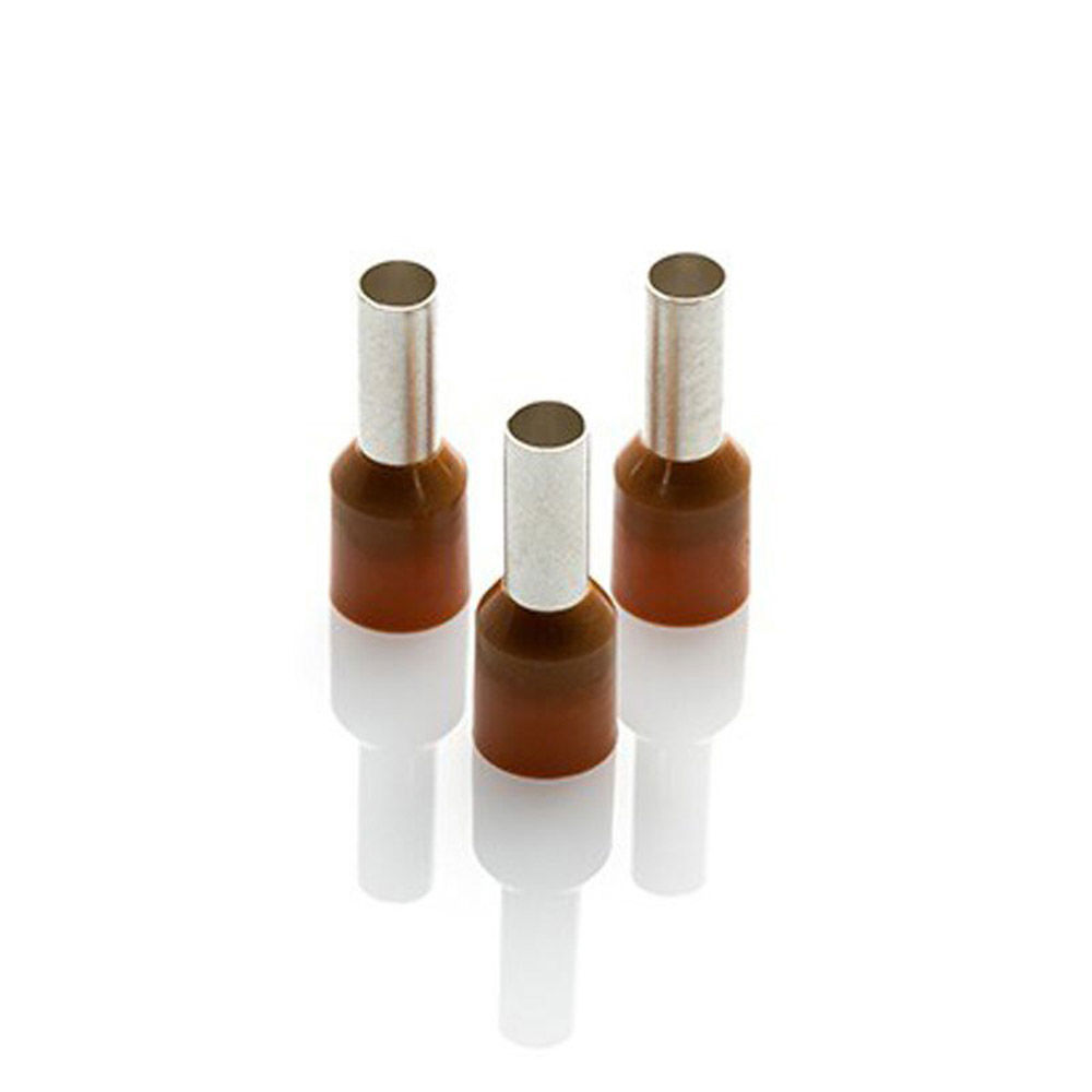 Zoller & Fröhlich Brown Ferrules - 2 x 10mm² (Pack of 100)