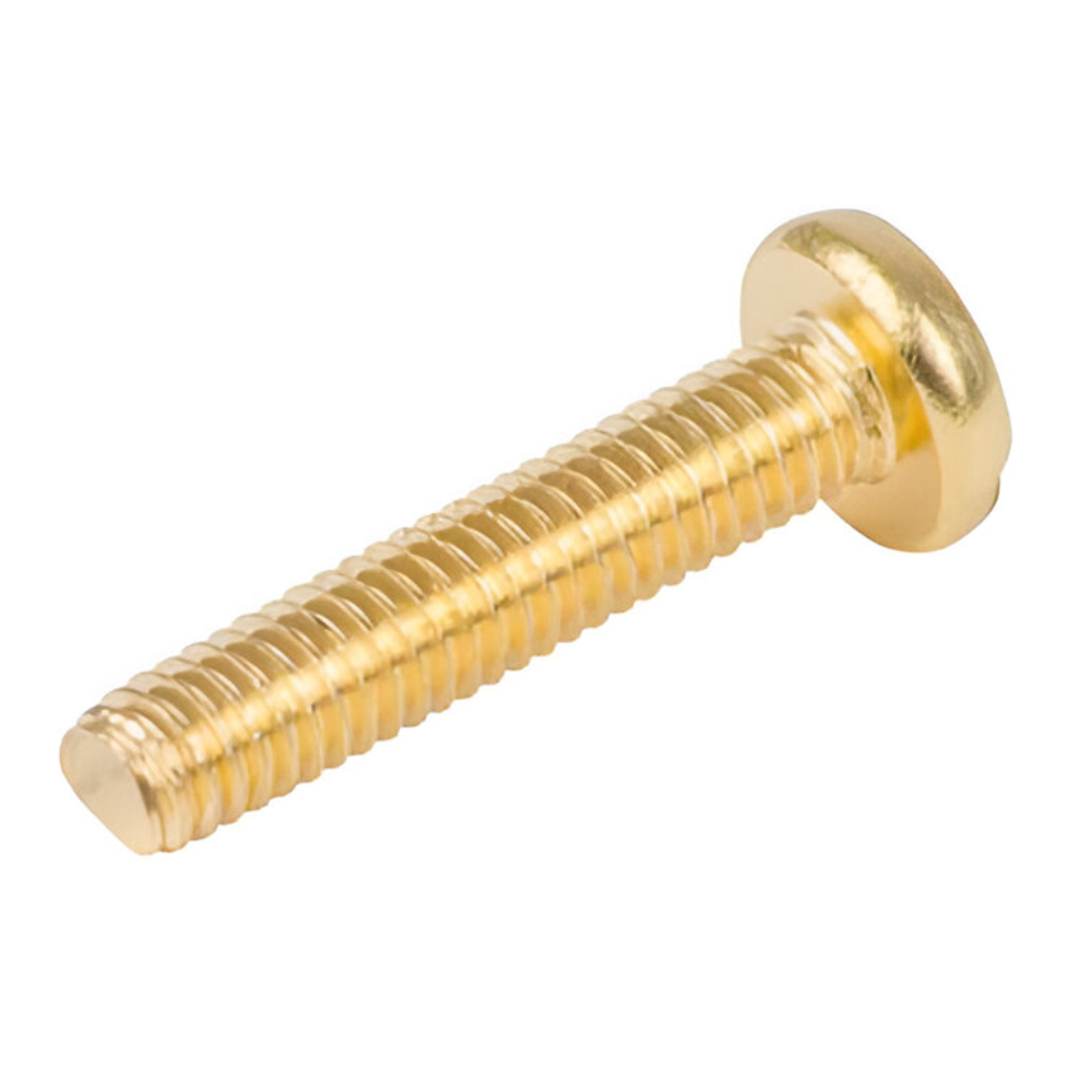 Brass Screws - M4 x 10 (Pack of 100)