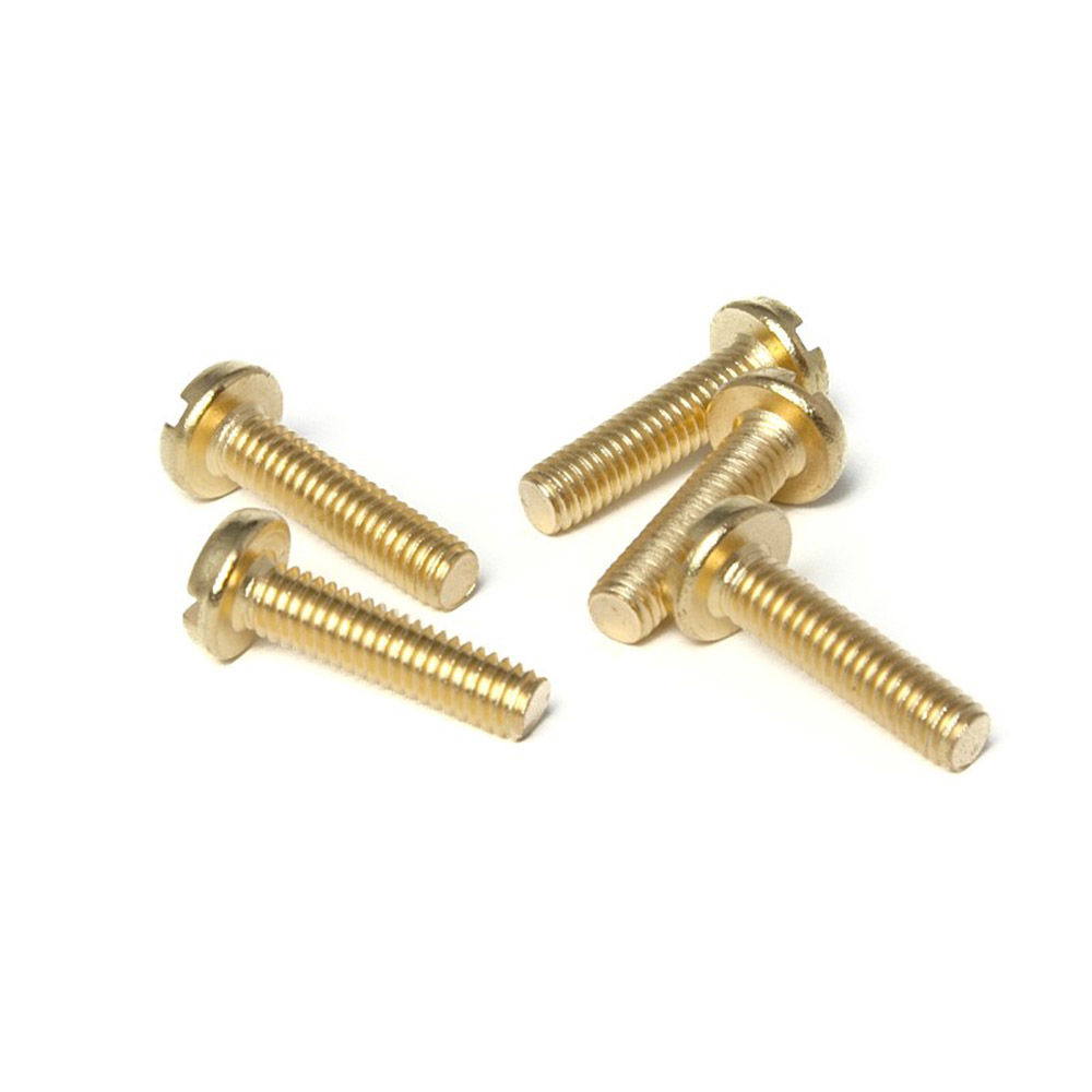 Brass Screws - M4 x 6 (100 Pack)