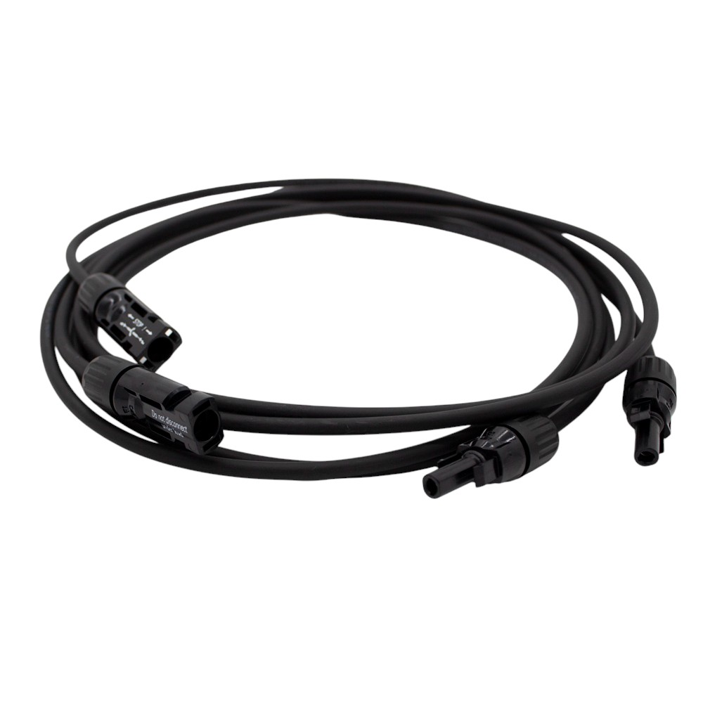 Pre-Terminated MC4 Cable 2m (Pack of 2)
