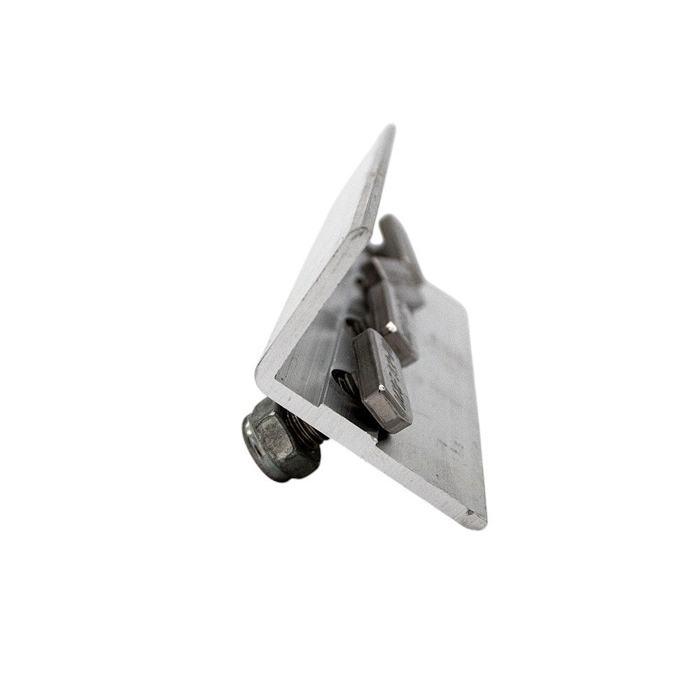 Van der Valk Aluminum Coupling for Side Profile with 4 Hammerhead Bolts