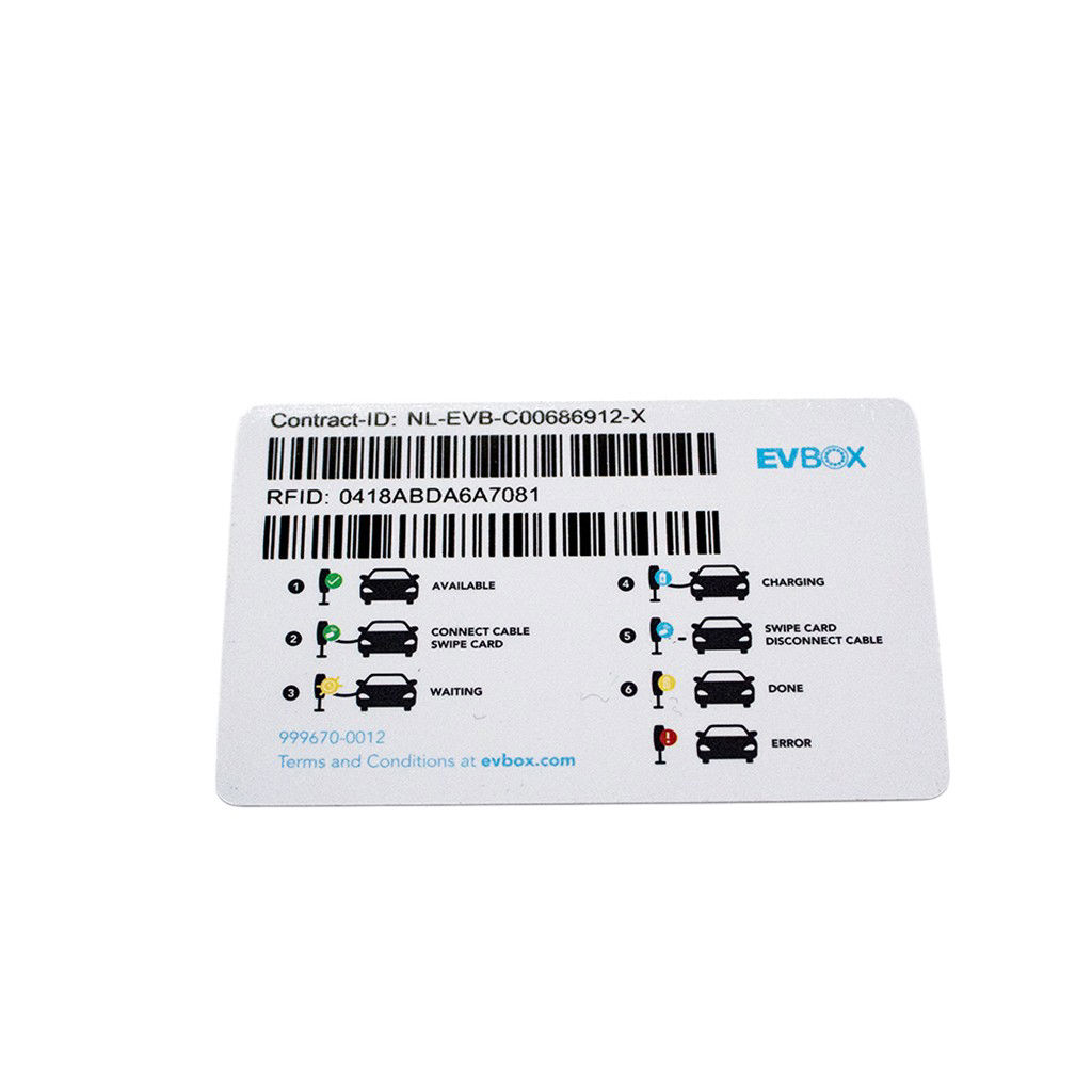 EVBox RFID Charging Card