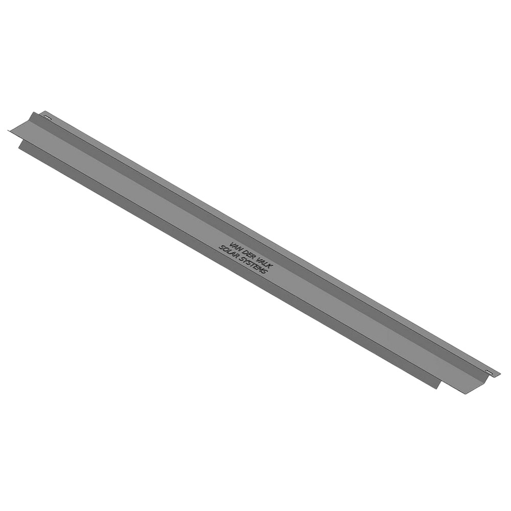 Van der Valk ValkPro+ L10° Galvanised Back Plate 1980mm Panel Length
