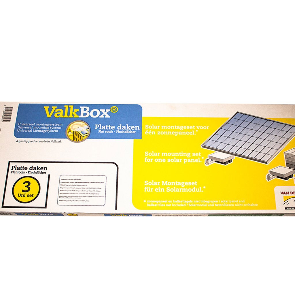 Van der Valk ValkBox3 Flat Roof Mounting System