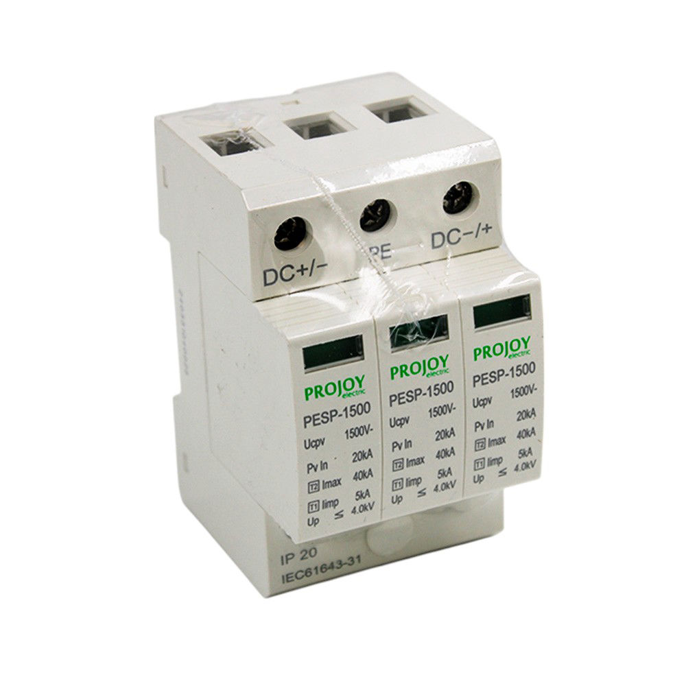 Projoy DC Surge Protection Module 1500V (T1 & T2) 3-Pole