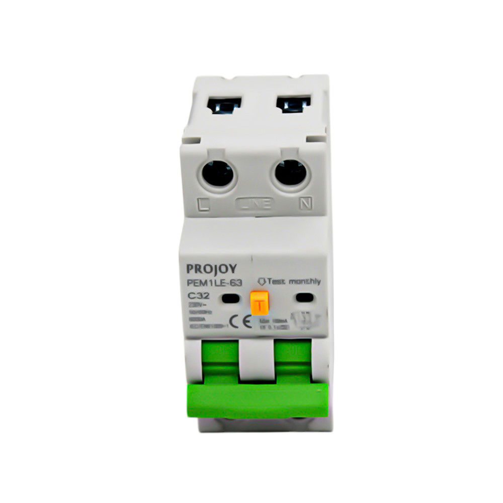 Projoy RCBO 32A 100mA 1P+N Type A
