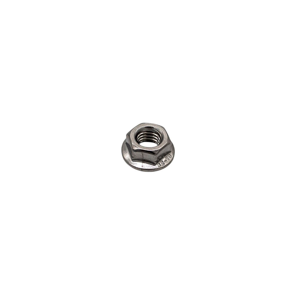 Van der Valk M8 Stainless Steel Flanged Nut with Serration