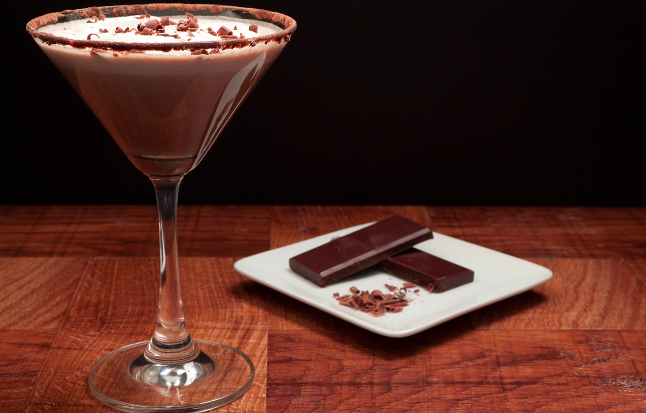Cocktail con cioccolato