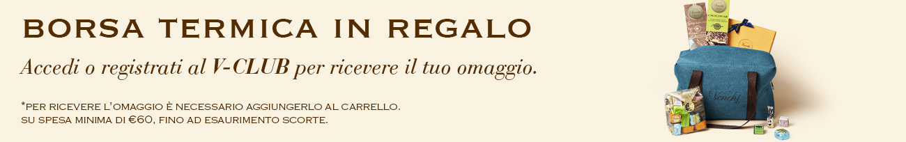 Borsa termica in omaggio solo per membri V-CLUB