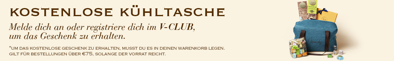 Kostenlose Kühltasche nur für V-CLUB-Mitglieder